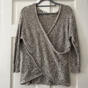 Kimchi Blue Marled Wrap Sweater